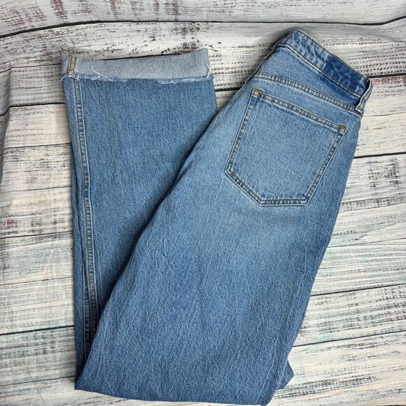 Abercrombie & Fitch Curve Love High Rise 90s Relaxed Jean 10XL - Picture 4 of 6